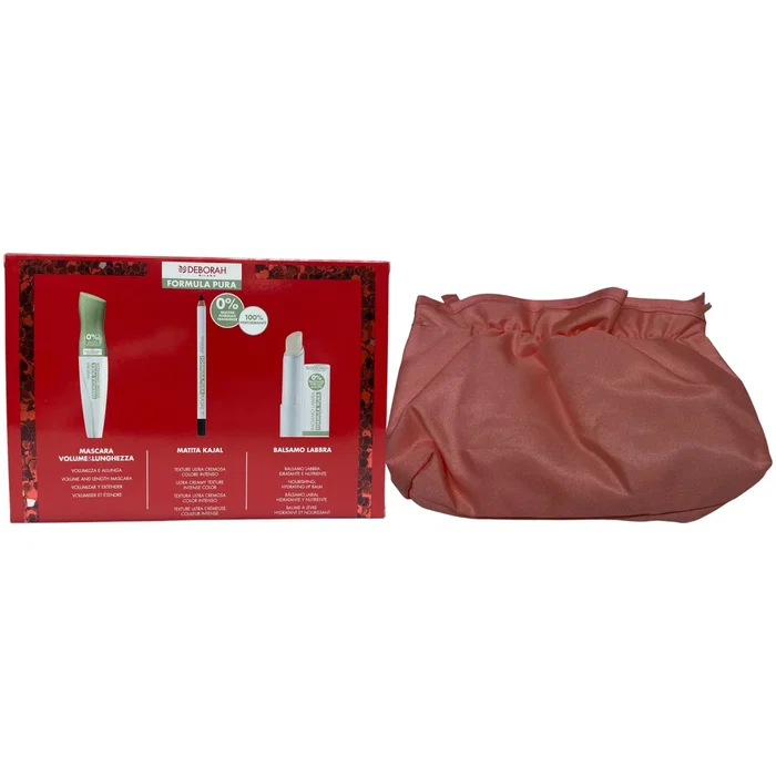 Deborah Set Formula Pura avec Kajal, Eau Micellaire et Mascara Deborah Set Formula Pura avec Kajal, Eau Micellaire et Mascara