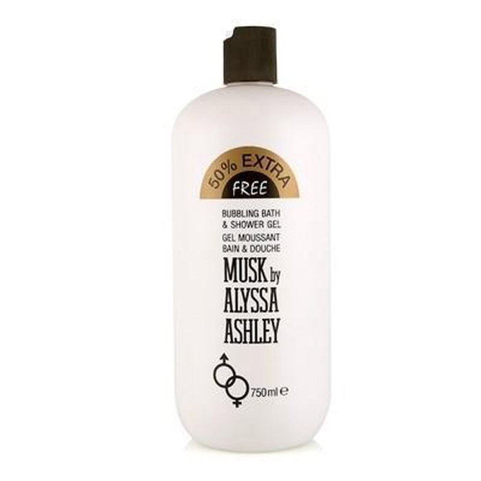 Alyssa Ashley Gel Douche Musk 750 ml - Gel de Bain Parfumé Unisexe aux Notes Floral, Boisé et Musqué, Nettoie en Douceur Alyssa Ashley Gel Douche Musk 750 ml - Gel de Bain Parfumé Unisexe aux Notes Floral, Boisé et Musqué, Nettoie en Douceur