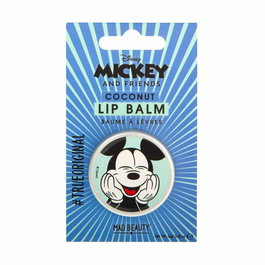 Mad Beauty Lip Balm Mickey Coco - Baume à Lèvres Nourrissant pour Homme et Femme