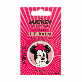 Mad Beauty Baume à Lèvres Minnie Saveur Cerise - Soin Hydratant et Nourrissant pour les Lèvres