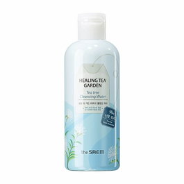 The Saem - Eau Démaquillante Micellaire Healing Tea avec Arbre à Thé - Pour peau grasse, nettoie sans rinçage, ingrédients naturels (thé vert, thé blanc)