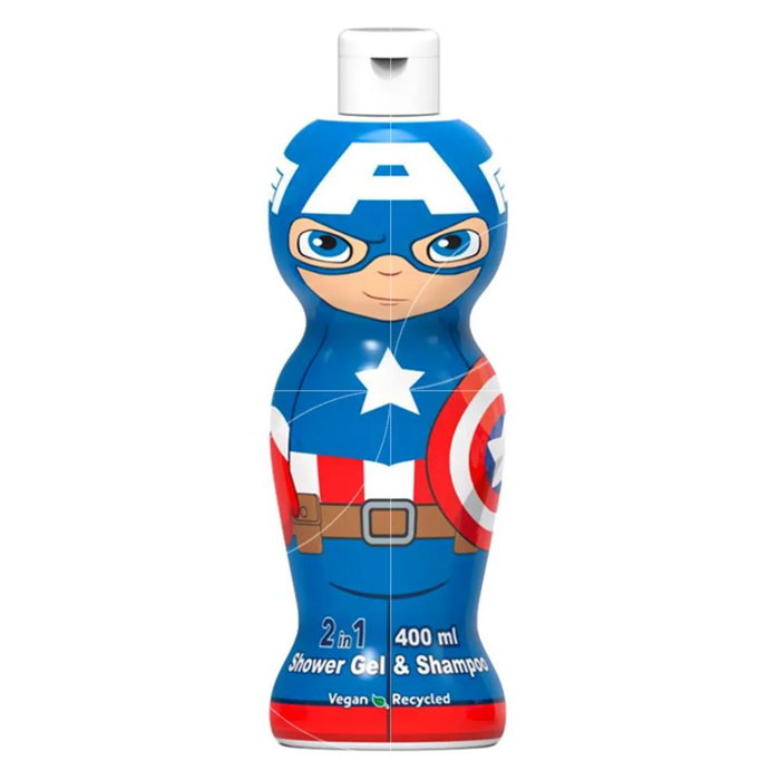 Air-Val Coffret Gel et Shampooing Captain America, 1D400 Air-Val Coffret Gel et Shampooing Captain America, 1D400