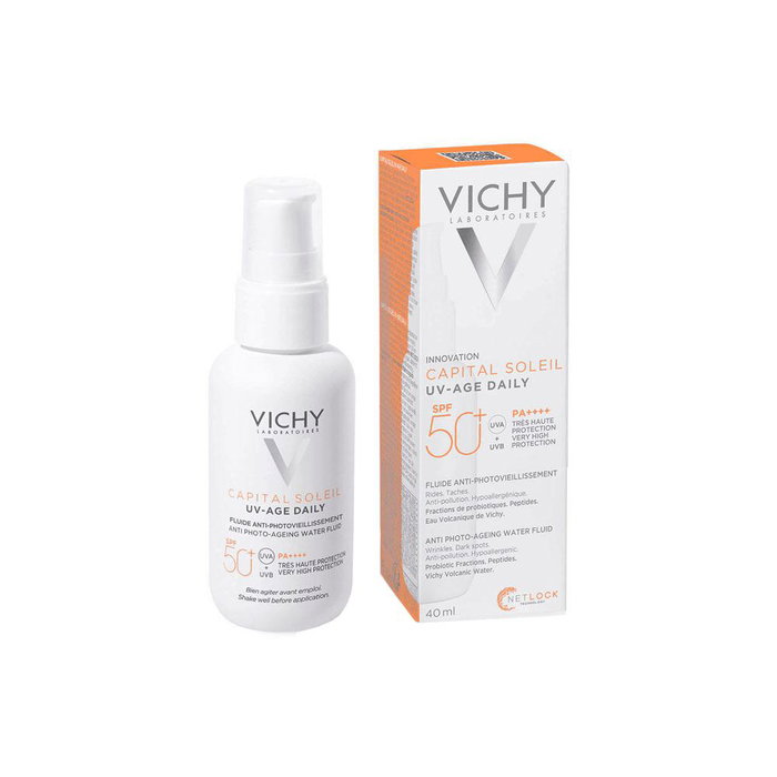 Vichy Capital Soleil UV-Age Daily Fluide Solaire Quotidien Teinté Claire SPF 50+ 40 ml