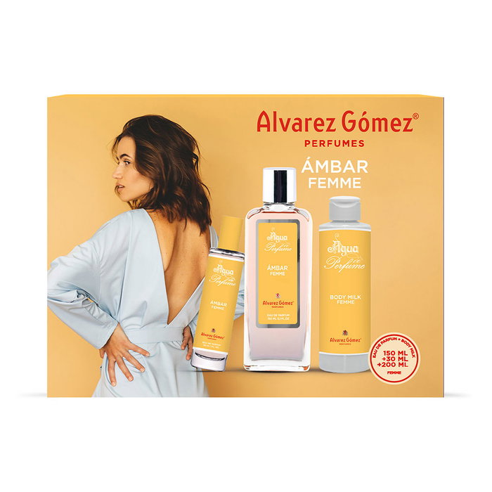 Alvarez Gomez ÉTUI AMBRE FEMME 3 pcs Alvarez Gomez ÉTUI AMBRE FEMME 3 pcs
