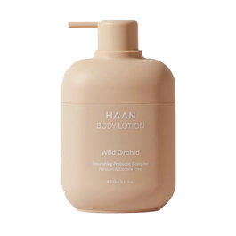 Haan - Lait corporel hydratant Wild Orchid 250 mL, 97% d'ingrédients naturels avec prébiotique et silanol pour peau saine