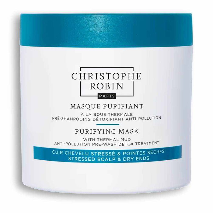 Christophe Robin Masque Crème Purifiant à la Boue Thermale 250 ml Christophe Robin Masque Crème Purifiant à la Boue Thermale 250 ml