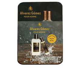 Alvarez Gomez G.Barberia Lata Colonia Eau de Parfum 150 ml + 30 ml - Fraîcheur citronnée, fond boisé et musqué, parfum masculin