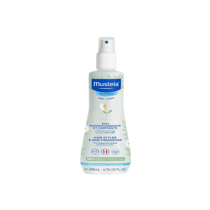 Mustela Eau pour Coiffer et Rafraîchir à la Camomille BIO, 200 ml