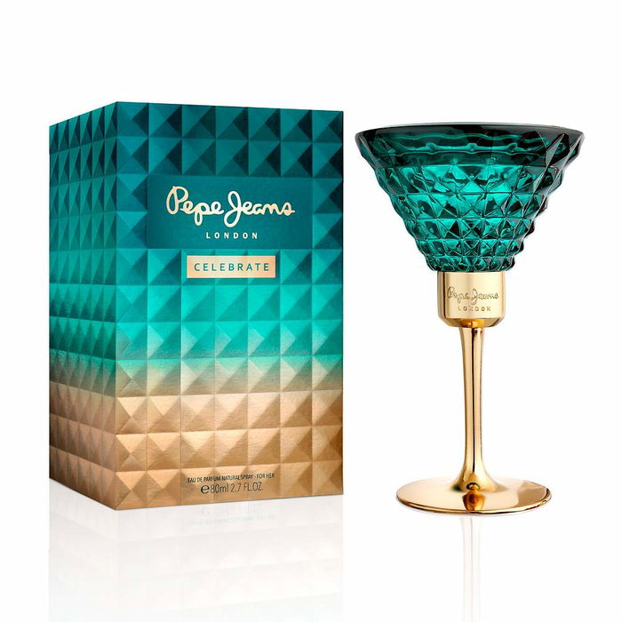 Pepe Jeans Celebrate For Her Eau de Parfum 80 mL - Parfum féminin avec notes de pop-corn, poivre noir et vanille Pepe Jeans Celebrate For Her Eau de Parfum 80 mL - Parfum féminin avec notes de pop-corn, poivre noir et vanille