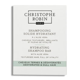 Christophe Robin Shampoing Solide Hydratant à l'Aloe Vera - 100g - 99.7% d'Ingrédients Naturels, Doux pour les Cheveux et le Corps, Certifié Vegan