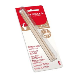 Mavala Bâtonnets de manucure en bois de bouleau, lot de 5