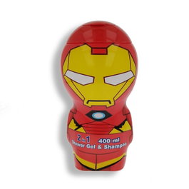 Air-Val Iron Man Gel et Shampooing 2D, 400 ml