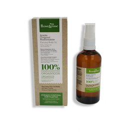 Rose&Rose Huile Corps Raffermissante Anti-Cellulite Bio Vegan - Peau d'Orange, Absorption Rapide, Ingrédients 100% Organiques
