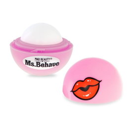 Mad Beauty Ms Behave Rumpy Pumpy Baume à Lèvres - Parfum Cupcake Doux, Hydratation Intense pour Des Lèvres Douces et Irrésistibles