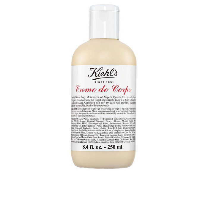 Kiehl's Crème de Corps - Lait corporel hydratant 24h à l'huile de noix de coco et au beurre de cacao - 250 mL Kiehl's Crème de Corps - Lait corporel hydratant 24h à l'huile de noix de coco et au beurre de cacao - 250 mL