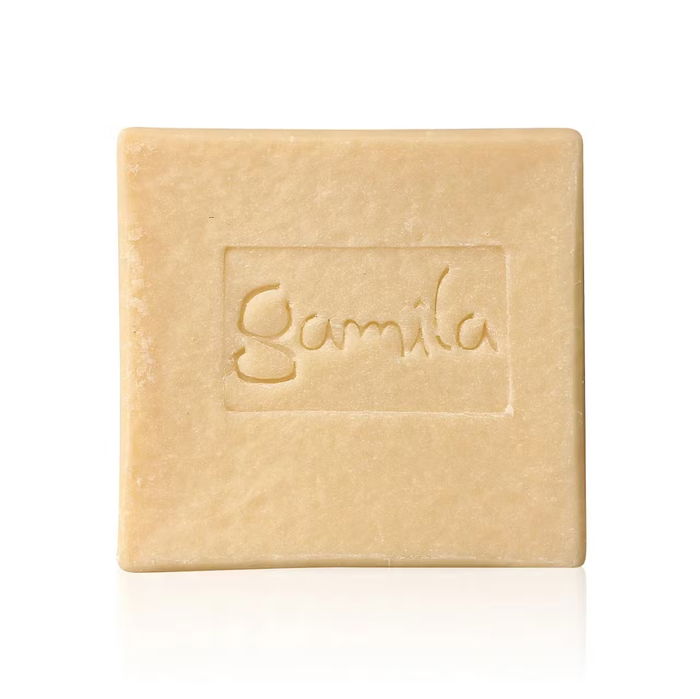 Gamila Secret Pain de savon parfumé apaisant au géranium pour le visage et le corps, 115 g