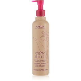 Aveda Gel Douche et pour les Mains Cherry Almond 250 ml - Nettoyant nourrissant pour le corps et les mains, senteur cerise et amande