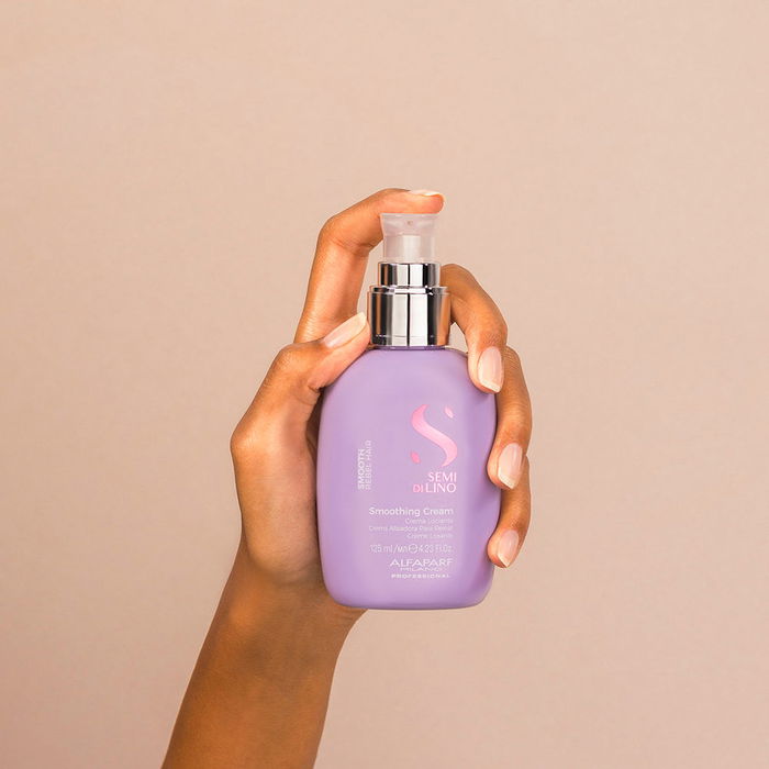 Alfaparf Milano SEMI DI LINO SMOOTH Crème Lissante 125 ml Anti-Frisottis Protection Chaleur