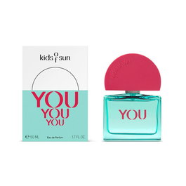 Kids Of Sun Parfum You 50 mL Eau de Parfum pour Femme - Fraîche et Ambrée aux Notes d'Agrumes, Bergamote, Hévéa, Patchouli et Cèdre