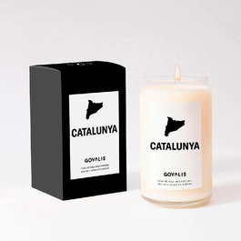 Govalis Vela Parfumée Catalunya 500 g - Bougie Aromatique aux Agrumes, Fleurs et Bois pour Décoration et Relaxation