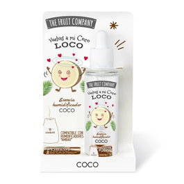 The Fruit Company Eau Essentielle pour Humidificateur - Fusion Coco 50 ml, Notes de Coco, Vanille et Agrumes, pour Aromathérapie