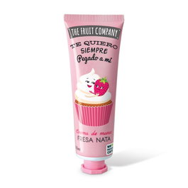 The Fruit Company Crème pour les Mains Fraise 50ml - Aromatique avec des notes de fraise, crème, vanille et caramel