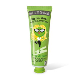 The Fruit Company Crème pour les Mains Parfum Pomme Verte - Notes Naturelles de Pomme, Aroma Doux et Frais