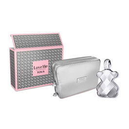 Tous Parfum Loveme The Silver Eau de Parfum 90 ml + Nécessaire - Floral, fruité, musqué, fragrance élégante et sophistiquée