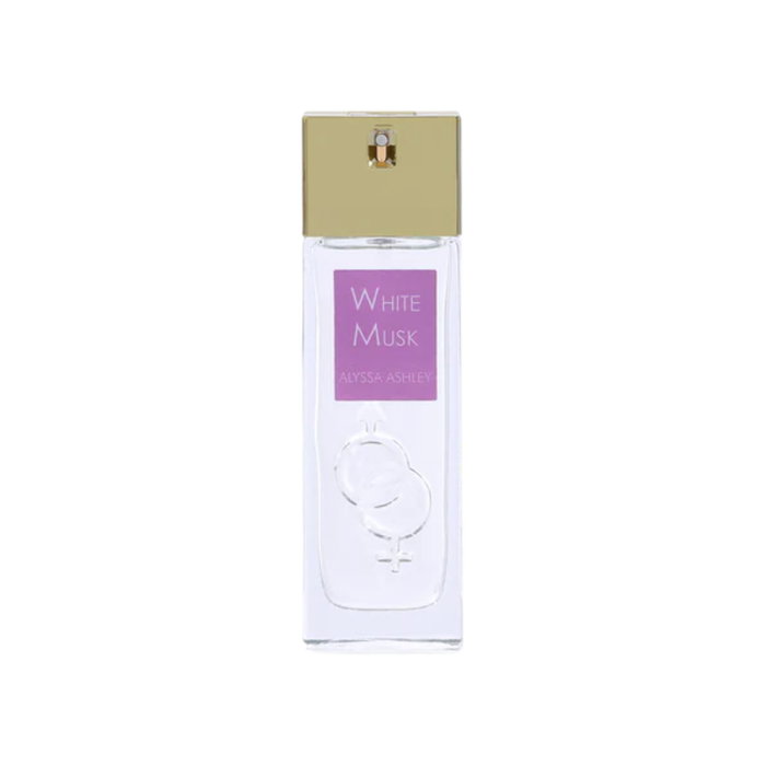 Alyssa Ashley White Musk Eau de Parfum 50 mL - Musk Fresh, légère et florale, notes fruitées et florales avec musc, musc, mousse et patchouli Alyssa Ashley White Musk Eau de Parfum 50 mL - Musk Fresh, légère et florale, notes fruitées et florales avec musc, musc, mousse et patchouli