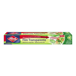 Albal Film transparent 35% matériaux recyclés 30 m + 10 m