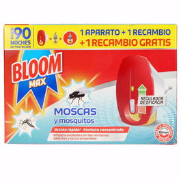 Bloom Appareil Électrique Anti-Moustiques & Mouches Max avec 2 Recharges