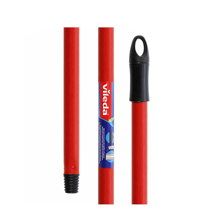 Vileda Manche à balai Rouge Aluminium 140 cm
