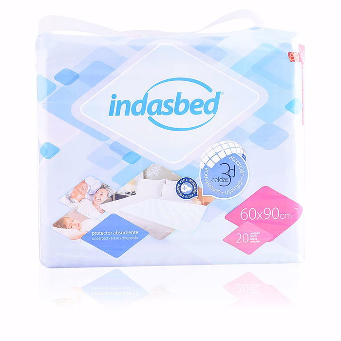 Indasec INDASBED Protecteur Absorbant 60x90 cm, 20 Unités Indasec INDASBED Protecteur Absorbant 60x90 cm, 20 Unités
