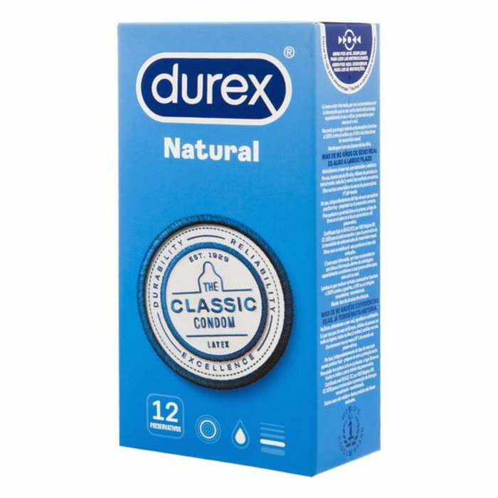Durex Naturals Préservatifs en Latex Naturel (12 unités) Durex Naturals Préservatifs en Latex Naturel (12 unités)