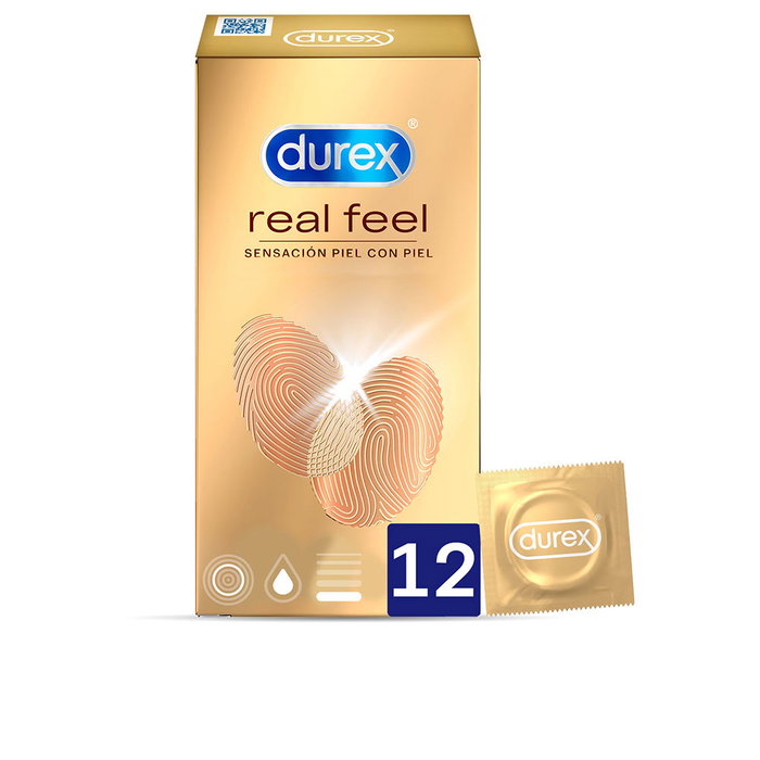 Durex Real Feel sans latex (12 unités) des préservatifs Durex Real Feel sans latex (12 unités) des préservatifs