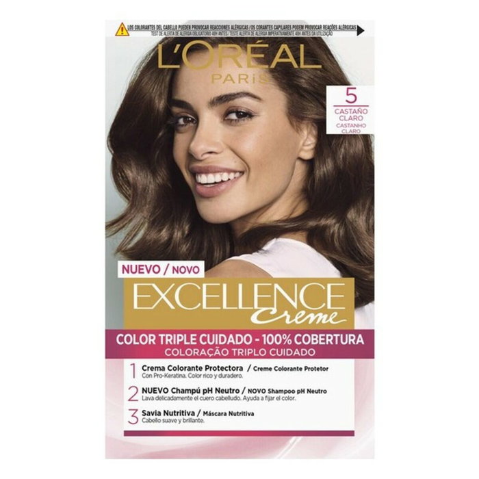 L'Oréal Paris Excellence Crème 5 castaño claro