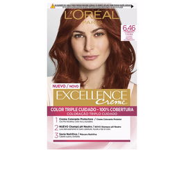 L'Oréal Paris EXCELLENCE Teinture Crème #6.46 Blond Acajou Cuivré Foncé 192 ml