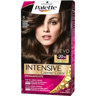 Schwarzkopf Palette Intensive 3-brun foncé, Coloration Permanente Crème