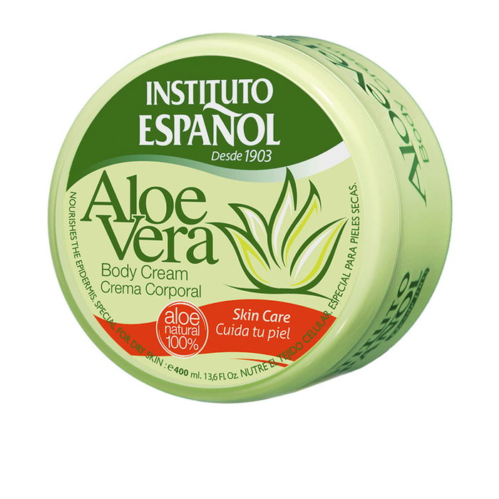 Instituto Español Crème Corps Aloe Vera 400 ml - Pour Tous Types de Peaux Instituto Español Crème Corps Aloe Vera 400 ml - Pour Tous Types de Peaux