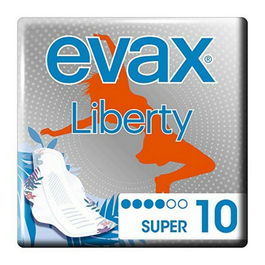 Compresses Super avec Ailes Evax Liberty 10 Unités