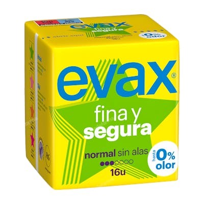 Evax Fina & Segura serviettes normales 16 u Evax Fina & Segura serviettes normales 16 u