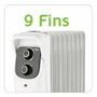 Haeger Radiateur à Huile OH-009.006A 2000 W Blanc (9 modules)