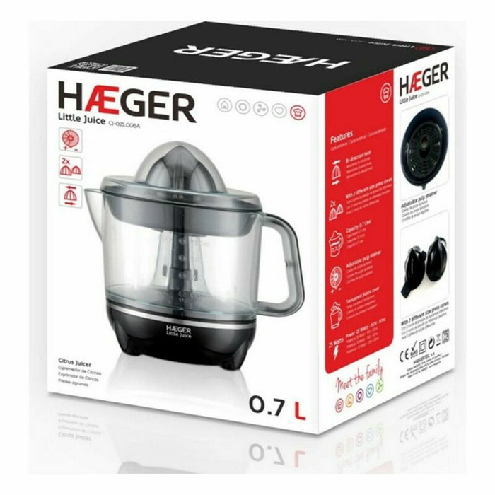 Centrifugeuse électrique Haeger CJ-025.006A 25 W Centrifugeuse électrique Haeger CJ-025.006A 25 W