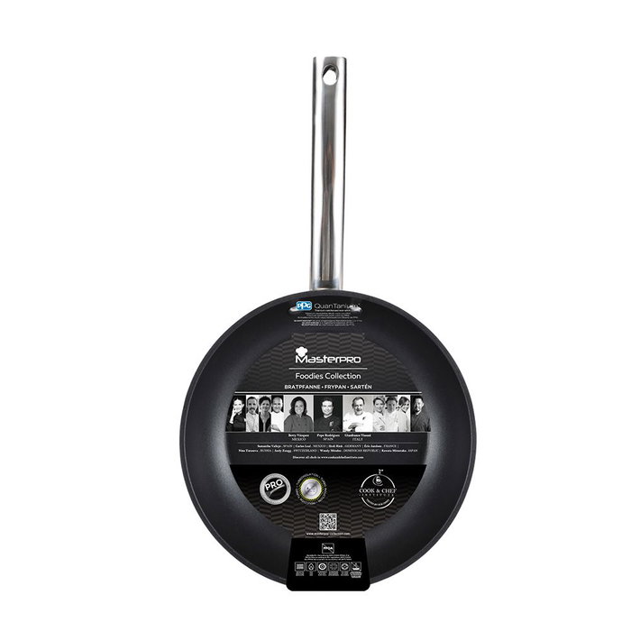 Masterpro Foodies Poêle en Aluminium Forgé 24 cm Antiadhésive Compatible Induction