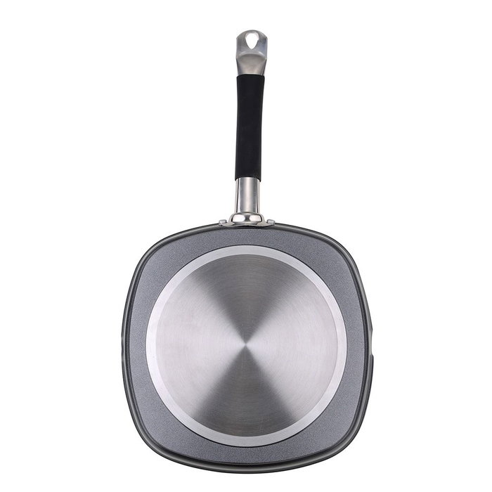 Masterpro Home Edition Bgmp-3287-bk Poêle Gril Aluminium Forgé Antiadhésive 28x28 cm