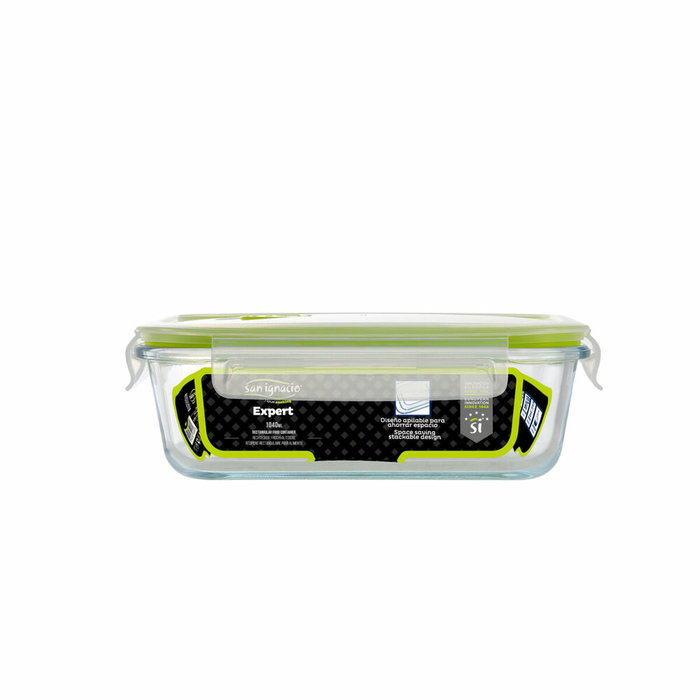 Boîte à lunch San Ignacio Expert sg4702 1,04 L 1040 ml Transparent Matériaux recyclés Boîte à lunch San Ignacio Expert sg4702 1,04 L 1040 ml Transparent Matériaux recyclés