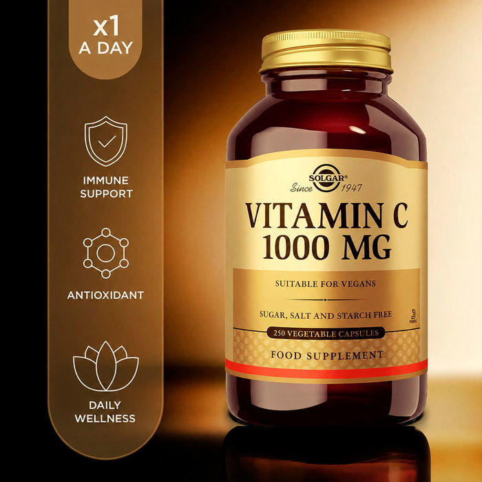 Solgar Vitamine C 1000 mg 250 capsules végétales