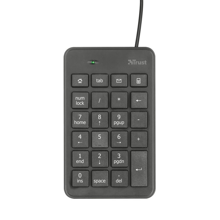 Trust Clavier numérique Xalas 22221 Noir