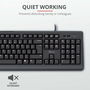 Clavier Trust TK-150 Noir Espagnol Qwerty