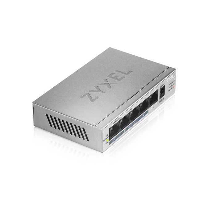 Zyxel GS1005HP Switch Non Administré Gigabit 5 Ports PoE Full Duplex Zyxel GS1005HP Switch Non Administré Gigabit 5 Ports PoE Full Duplex